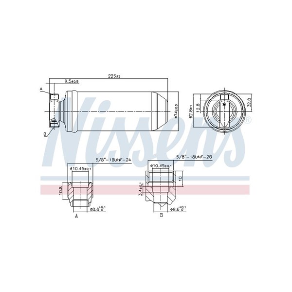 Torkfilter Nissens 95058 NISSENS