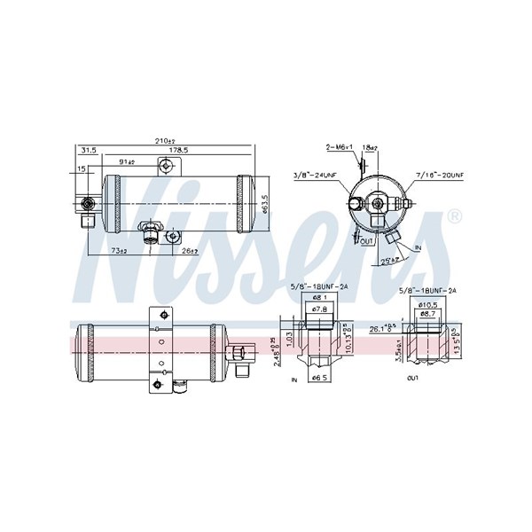 Torkfilter Nissens 95060 NISSENS