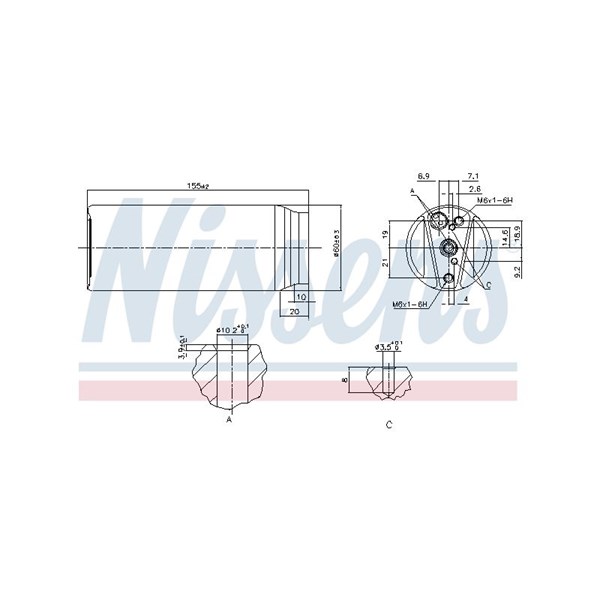 Torkfilter Nissens 95063 NISSENS