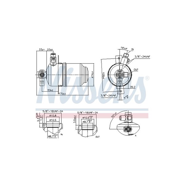 Torkfilter Nissens 95077 NISSENS