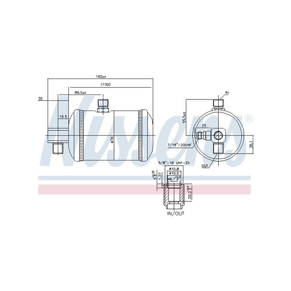 Torkfilter Nissens 95100 NISSENS Torkfilter Nissens 95100 NISSENS