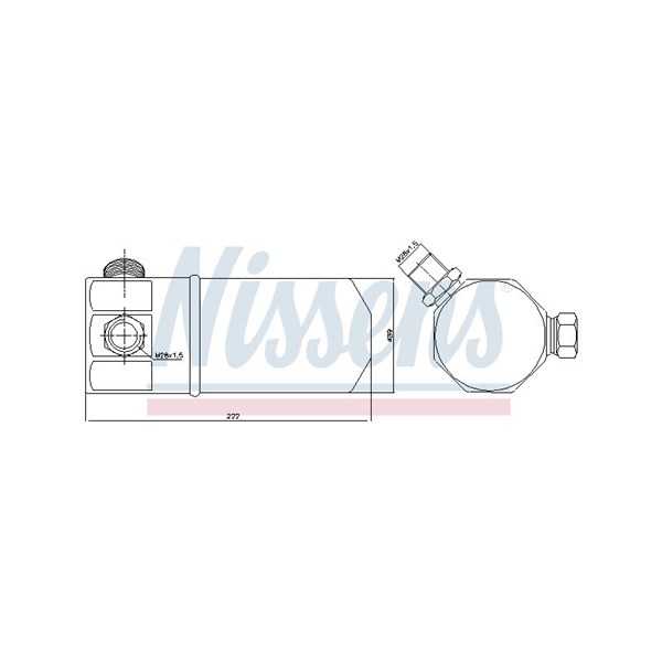 Torkfilter Nissens 95117 NISSENS