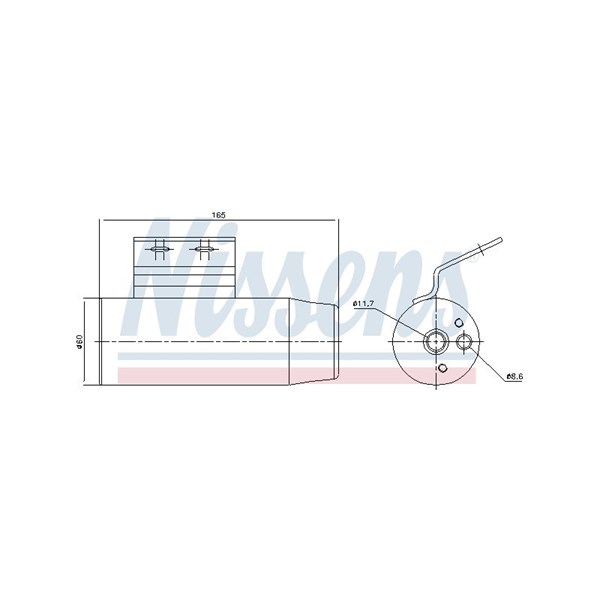 Torkfilter Nissens 95124 NISSENS