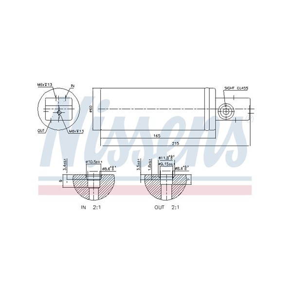 Torkfilter Nissens 95187 NISSENS Torkfilter Nissens 95187 NISSENS