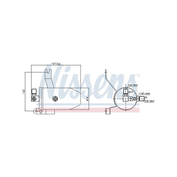 Torkfilter Nissens 95202 NISSENS