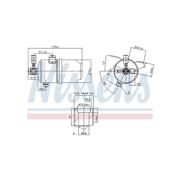 Torkfilter Nissens 95234 NISSENS