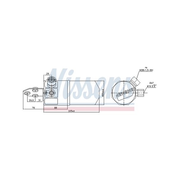 Torkfilter Nissens 95318 NISSENS Torkfilter Nissens 95318 NISSENS
