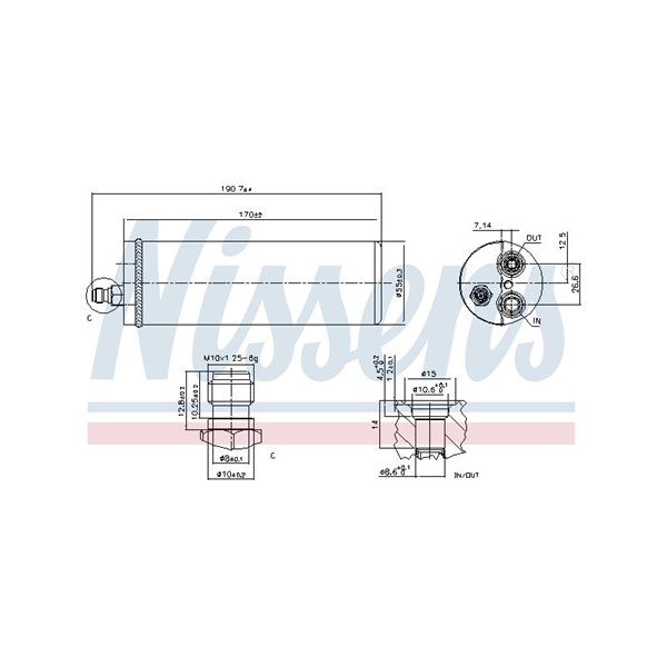 Torkfilter Nissens 95386 NISSENS