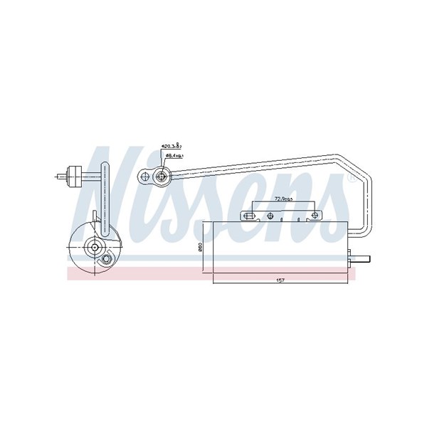 Torkfilter Nissens 95409 NISSENS