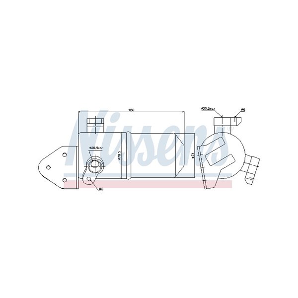 Torkfilter Nissens 95433 NISSENS Torkfilter Nissens 95433 NISSENS