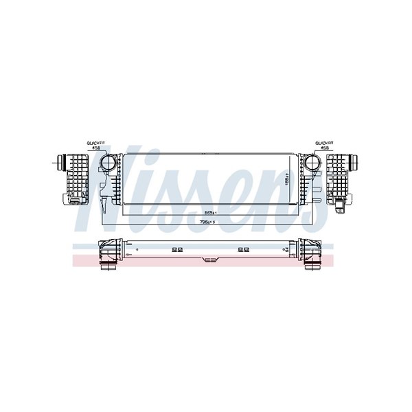 Intercooler NISSENS