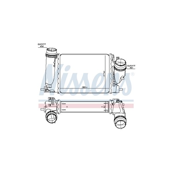 Intercooler Nissens 961121 NISSENS Intercooler Nissens 961121 NISSENS
