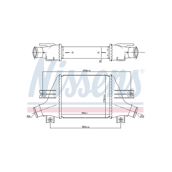 Intercooler Nissens 96163 NISSENS