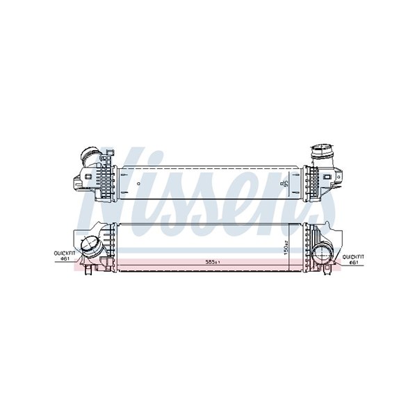 Intercooler Nissens 96377 NISSENS