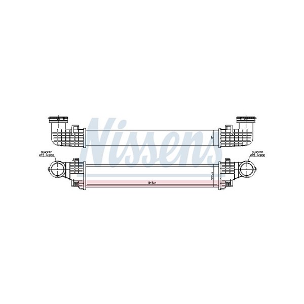 Intercooler Nissens 96434 NISSENS