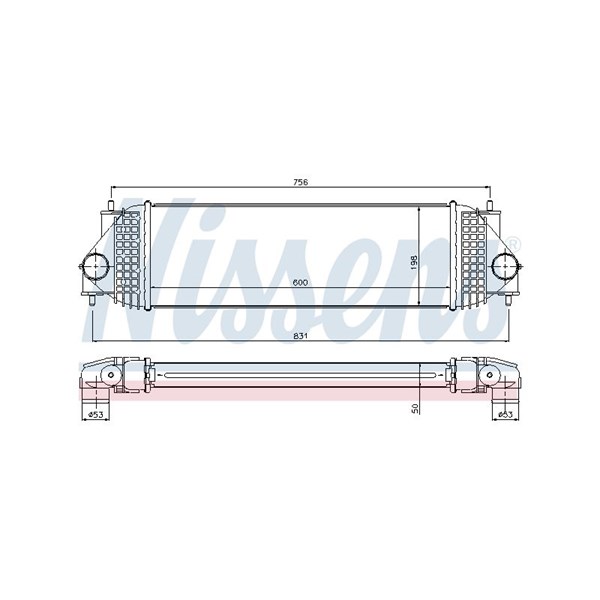 Intercooler NISSENS