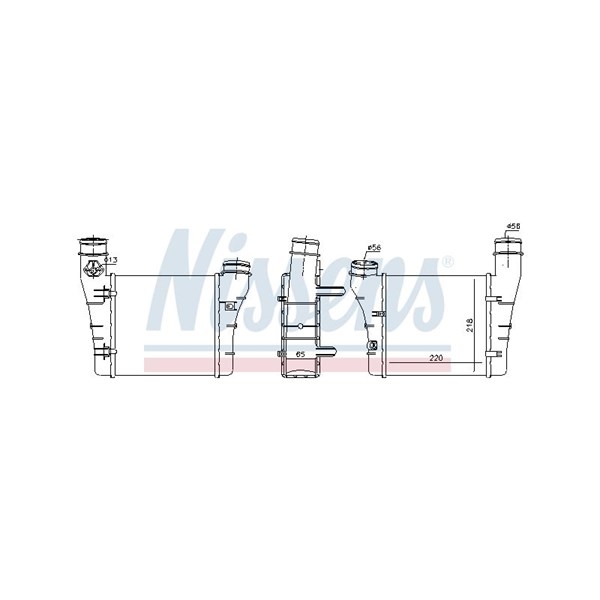 Intercooler, Vänster Nissens 96549 NISSENS Intercooler, Vänster Nissens 96549 NISSENS