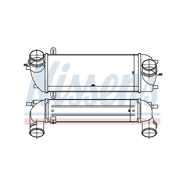 Intercooler Nissens 96559 NISSENS Intercooler Nissens 96559 NISSENS