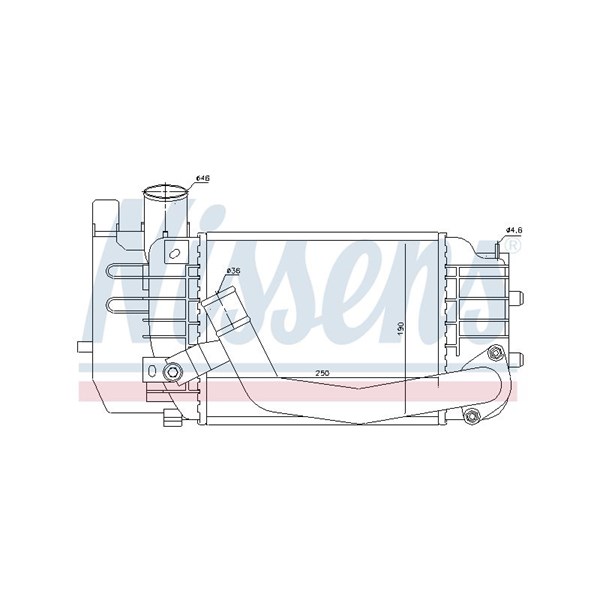Intercooler Nissens 96565 NISSENS Intercooler Nissens 96565 NISSENS