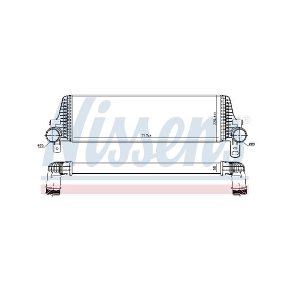 Intercooler Nissens 96571 NISSENS