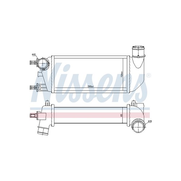 Intercooler Nissens 96577 NISSENS