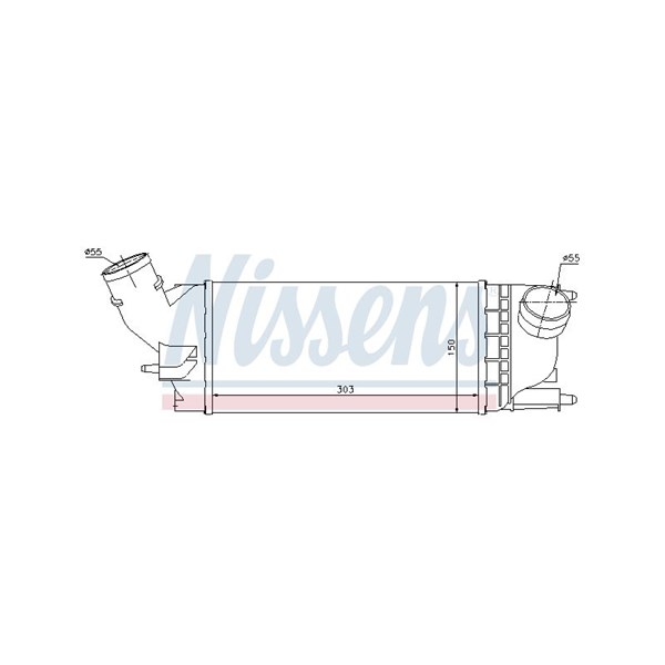 Intercooler Nissens 96599 NISSENS Intercooler Nissens 96599 NISSENS