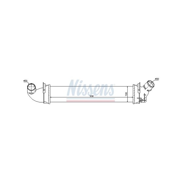 Intercooler Nissens 96602 NISSENS Intercooler Nissens 96602 NISSENS