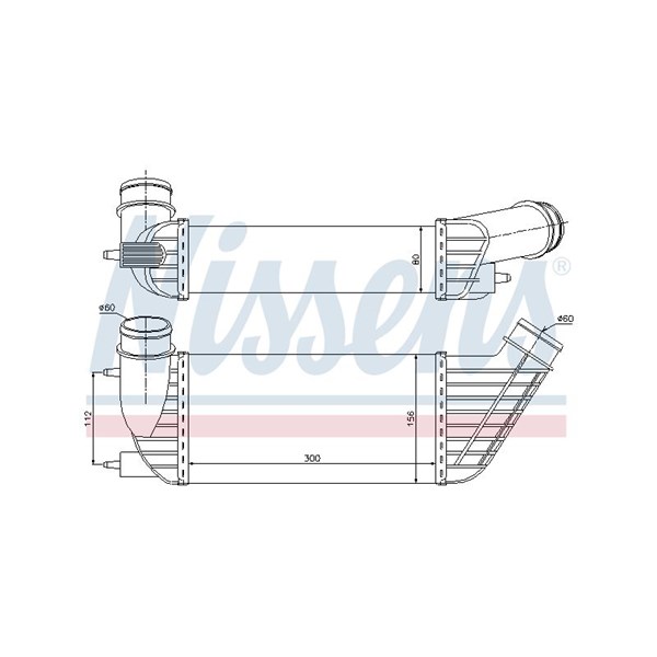 Intercooler Nissens 96609 NISSENS
