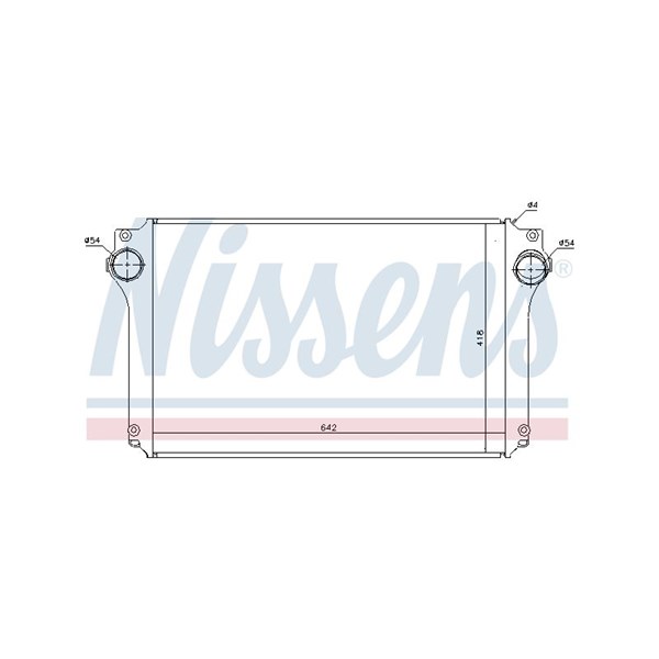 Intercooler Nissens 96614 NISSENS Intercooler Nissens 96614 NISSENS