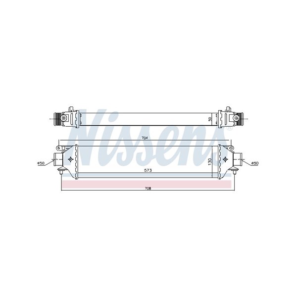 Intercooler Nissens 96615 NISSENS