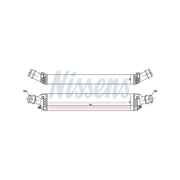Intercooler Nissens 96618 NISSENS Intercooler Nissens 96618 NISSENS