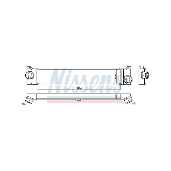 Intercooler Nissens 96624 NISSENS