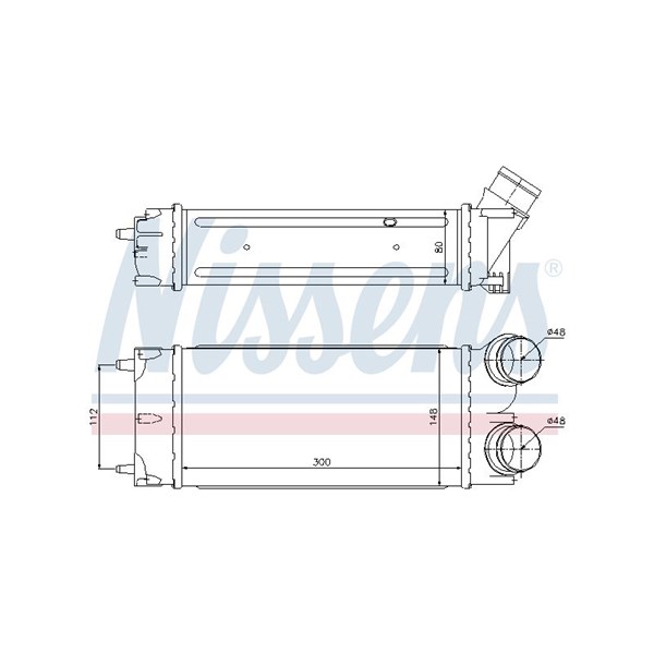 Intercooler Nissens 96627 NISSENS