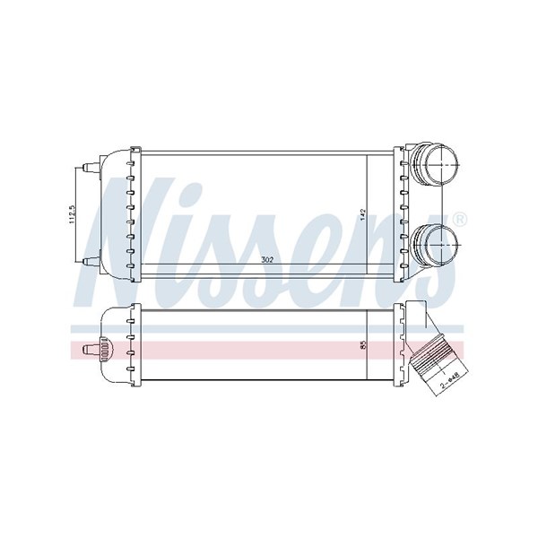 Intercooler Nissens 96638 NISSENS