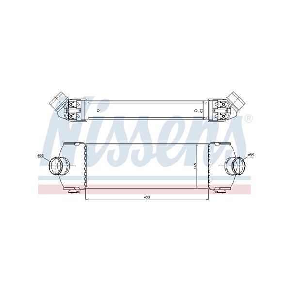 Intercooler Nissens 96641 NISSENS