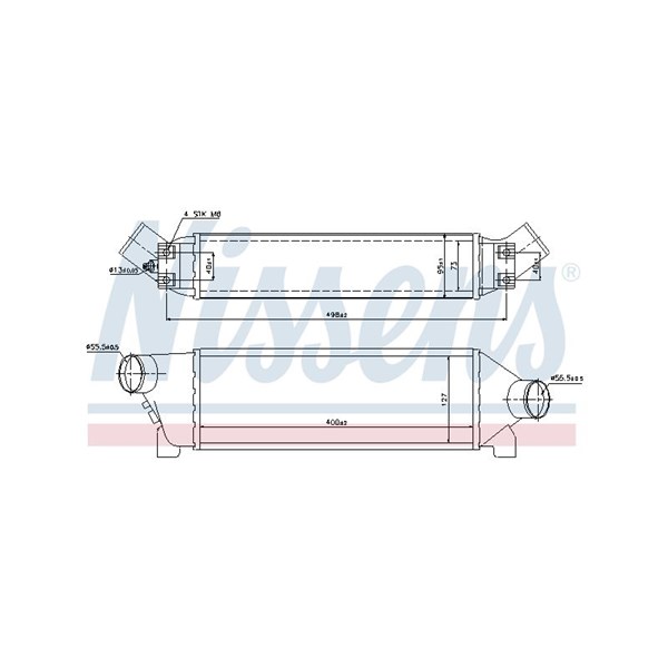 Intercooler Nissens 96642 NISSENS