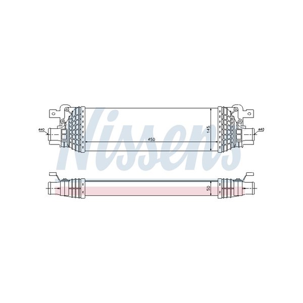Intercooler Nissens 96643 NISSENS