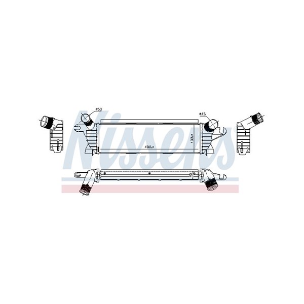Intercooler Nissens 96648 NISSENS
