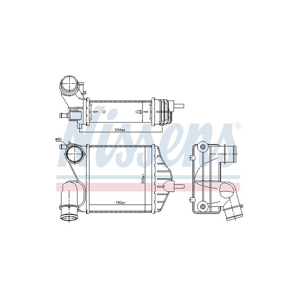 Intercooler Nissens 96653 NISSENS