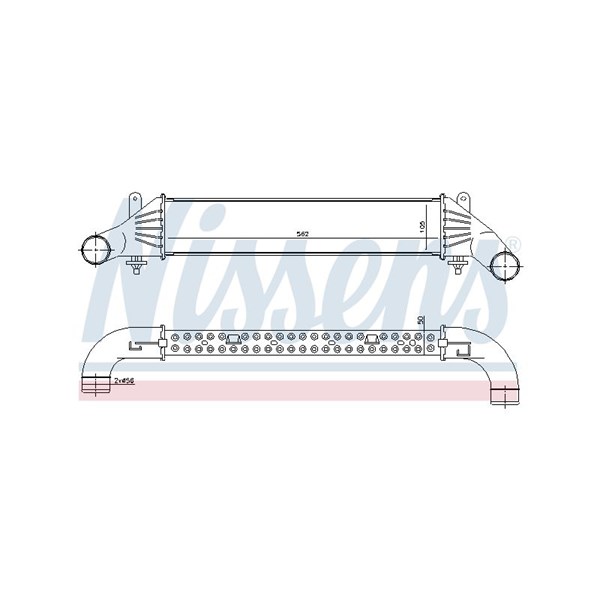 Intercooler Nissens 96655 NISSENS