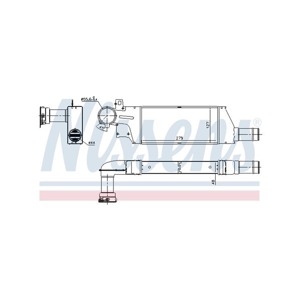 Intercooler Nissens 96656 NISSENS