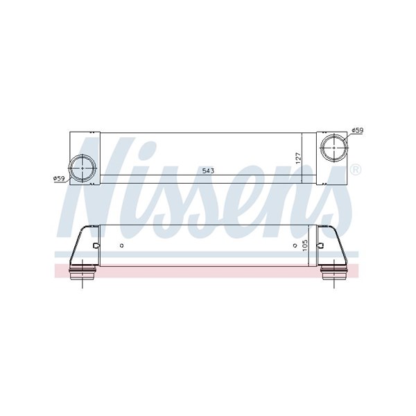 Intercooler Nissens 96657 NISSENS