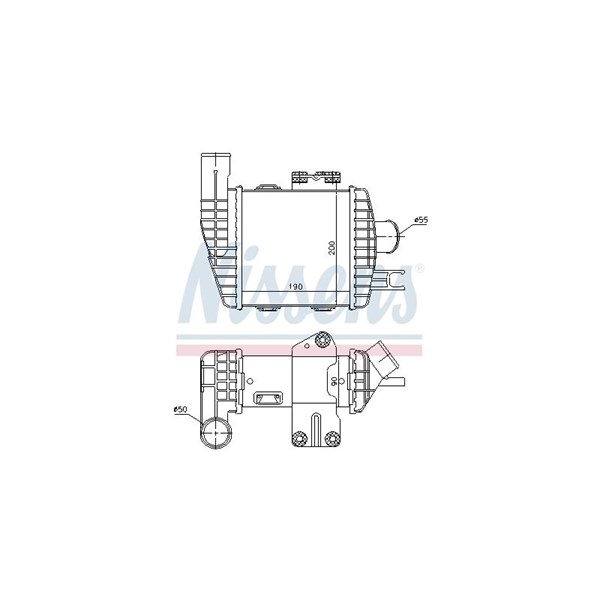 Intercooler Nissens 96661 NISSENS