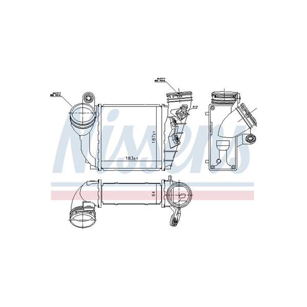 Intercooler Nissens 96679 NISSENS