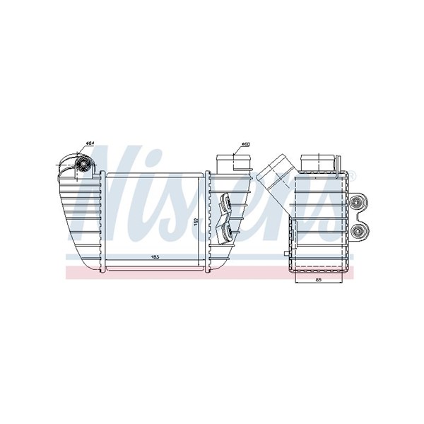 Intercooler Nissens 96682 NISSENS Intercooler Nissens 96682 NISSENS
