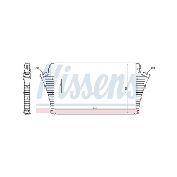 Intercooler Nissens 96684 NISSENS