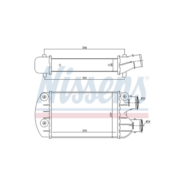 Intercooler Nissens 96701 NISSENS