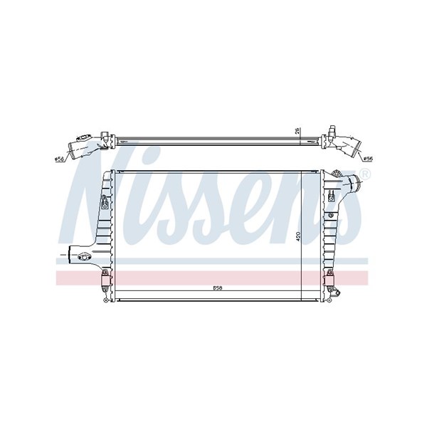 Intercooler Nissens 96706 NISSENS