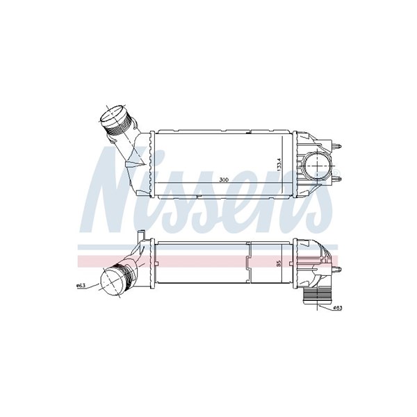 Intercooler, Höger Nissens 96720 NISSENS Intercooler, Höger Nissens 96720 NISSENS