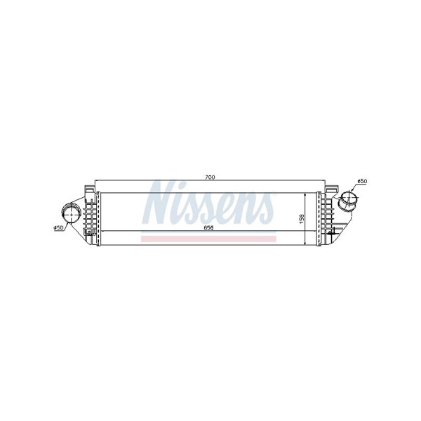Intercooler Nissens 96721 NISSENS Intercooler Nissens 96721 NISSENS